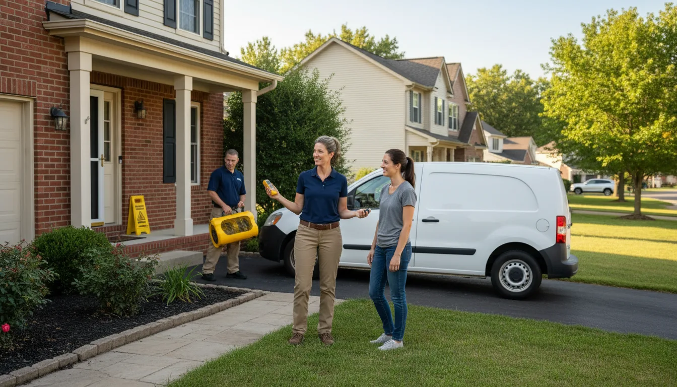 Residential water damage restoration in Garden City, UT